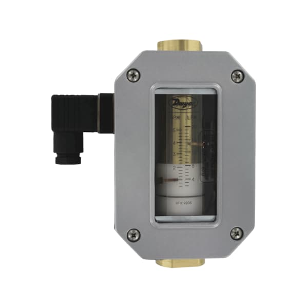 In-line flow alarm, range 2-20 GPM (7.5-75 LPM) water, 3/4" female NPT.